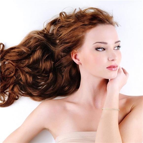 Gold & Silver Iced Out Tennis Bracelet - Picture 3 of 5